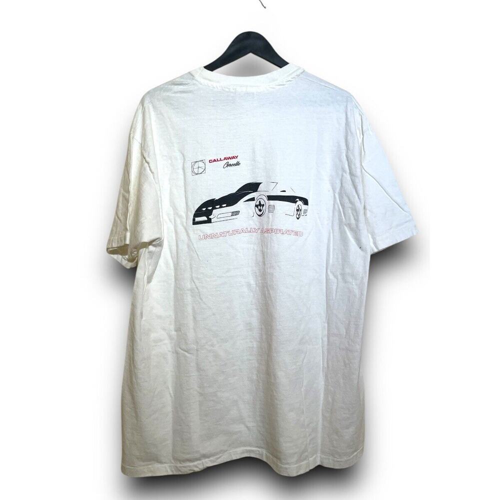 Vintage 90’s Callaway Corvette Racing Car T Shirt Adult XXL Mens Pit 22” L 29”